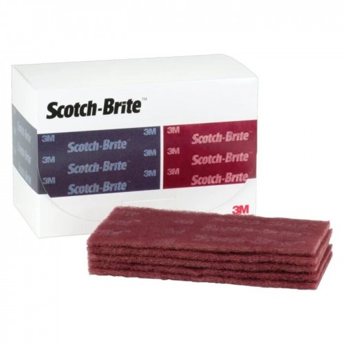 3M Scotch-Britе (скотч-брайт) абразивный войлок 115 х 230 мм, красный