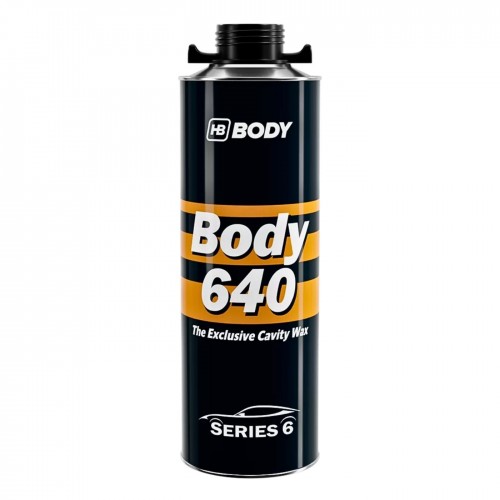 BODY 640 воск для защиты скрытых полостей, 1 л, евробаллон под пистолет, коричневый