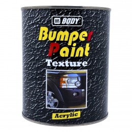 BODY BUMPER PAINT структурная краска для пластика, 1 л, черный