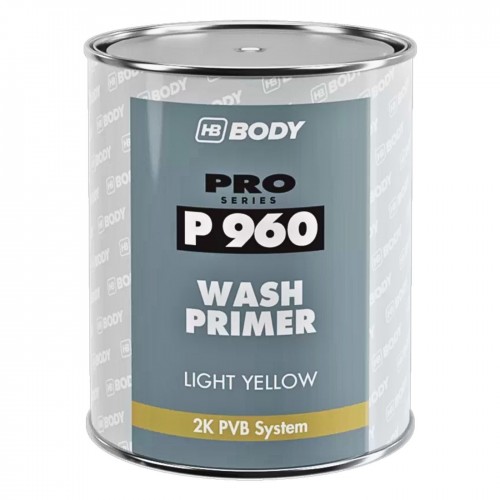 BODY P960 грунт кислотный адгезионный 1:1, 1 л + 1 л, желтый