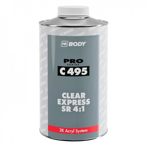BODY C495 Express Rapid SR лак акриловый 4:1, 1 л + 0.25 л