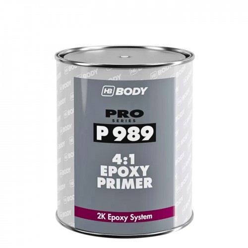 BODY 989 EPOXY PRIMER грунт эпоксидный изолятор 4:1, 1 л + 0,25 л, серый