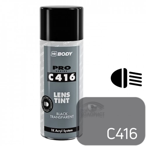 BODY C416 LENS TINT лак для фар 400 мл, тонирующий, аэрозоль