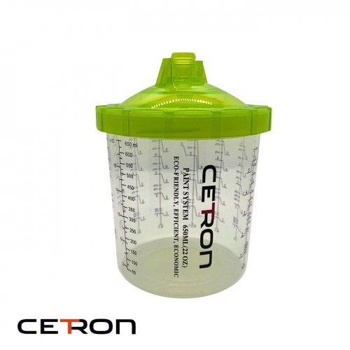 CETRON набор PPS 650 мл с крышкой (50 шт), 125 мкм