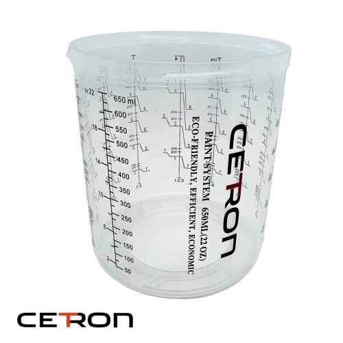 CETRON набор PPS 650 мл с крышкой (50 шт), 190 мкм