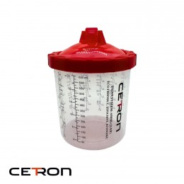 CETRON набор PPS 650 мл с крышкой (50 шт), 190 мкм