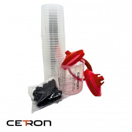 CETRON набор PPS 650 мл с крышкой (50 шт), 190 мкм