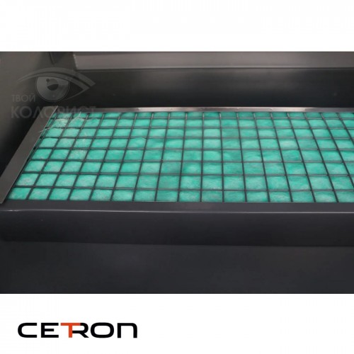 CETRON шкаф вытяжной для тест-напылов с водяной завесой, 0-8 бар