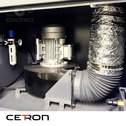 CETRON шкаф вытяжной для тест-напылов с водяной завесой, 0-8 бар