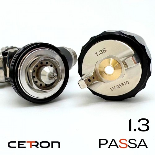 CETRON PASSA LV21310 краскопульт LVLP, дюза 1,3 мм (разрезная)