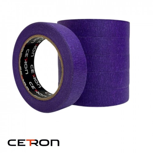 CETRON лента малярная 80⁰С, 24 мм х 40 м, фиолетовый