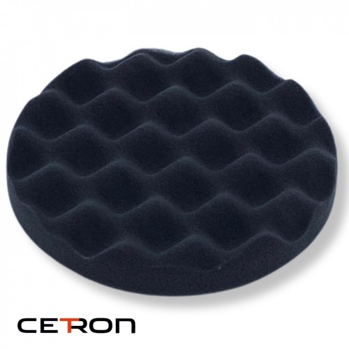 CETRON круг полировальный на липучке, 150 мм х 25 мм, черный, мягкий