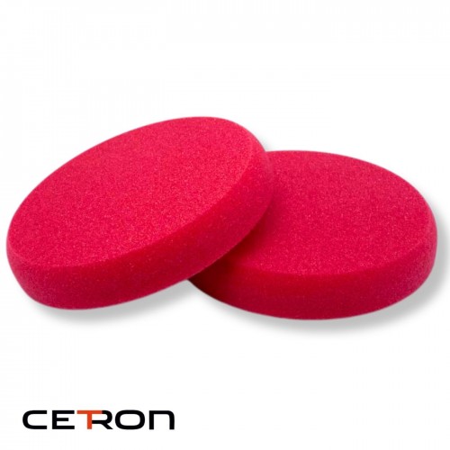 CETRON круг полировальный на липучке, 150 мм х 25 мм, красный, мягкий