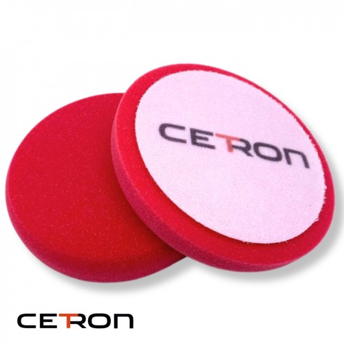 CETRON круг полировальный на липучке, 150 мм х 25 мм, красный, мягкий
