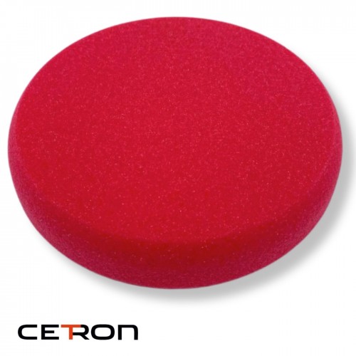 CETRON круг полировальный на липучке, 150 мм х 25 мм, красный, мягкий