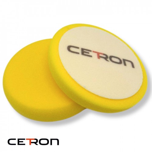 CETRON круг полировальный на липучке, 150 мм х 25 мм, желтый, средний