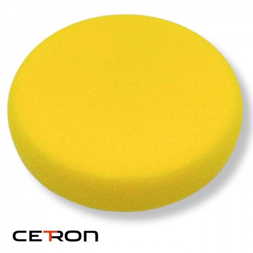 CETRON круг полировальный на липучке, 150 мм х 25 мм, желтый, средний