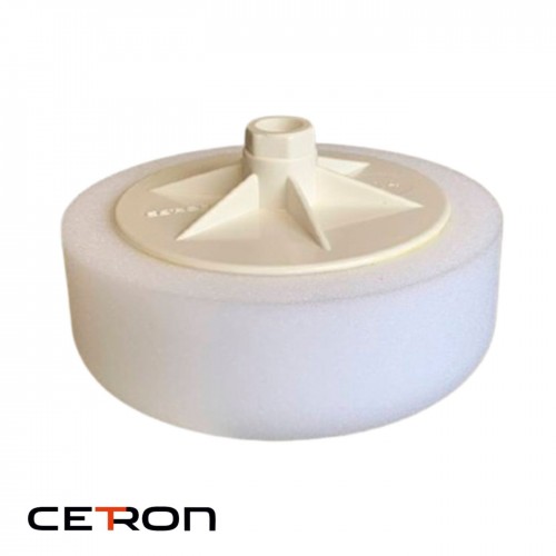 CETRON PLUS круг полировальный М14, 150 мм х 50 мм, белый, твердый