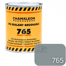 CHAMAELEON 765 кузовной полиуретановый герметик под кисть, 1 кг, серый