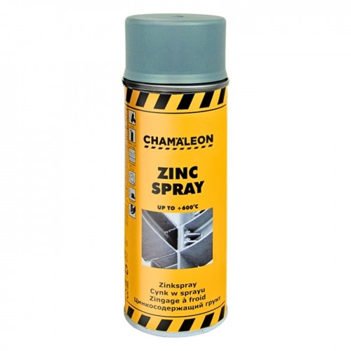 CHAMAELEON ZINC SPRAY грунт сварочный цинкосодержащий токопроводящий 1К, 400 мл, аэрозоль, серый