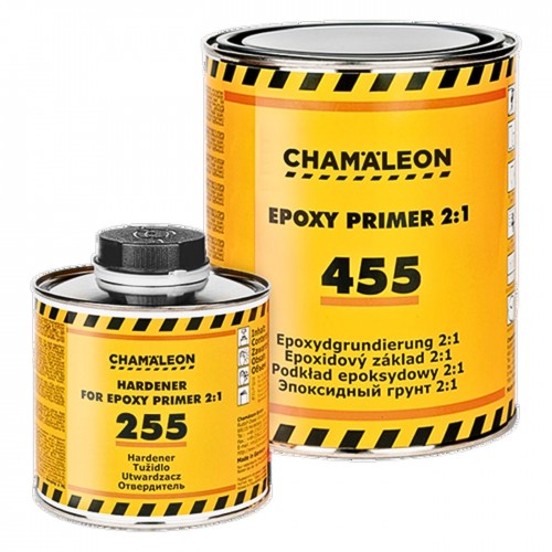 CHAMAELEON 455 EPOXY PRIMER эпоксидный грунт изолятор 2:1, 1 л + 0,5 л, серый