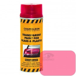 CHAMAELEON TRANSPARENT PAINT FOR GLASS & PLASTIC лак для фар 400 мл, тонирующий, аэрозоль, красный