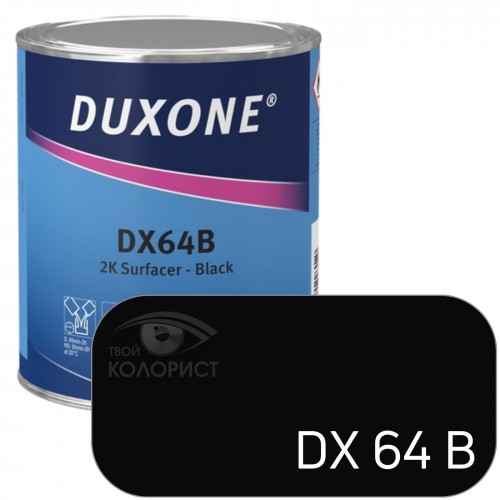 DUXONE DX64B грунт наполнитель акриловый 4:1, 1 + 0,25 л, черный