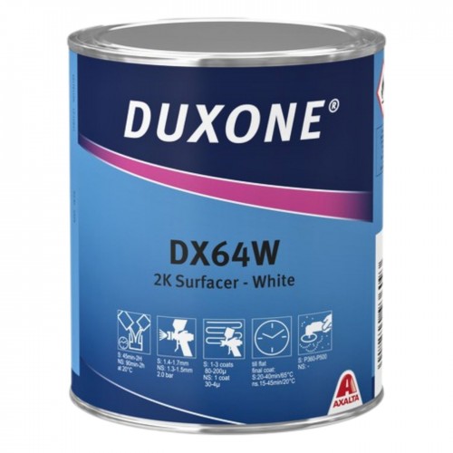 DUXONE DX64W грунт наполнитель акриловый 4:1, 1 + 0,25 л, белый