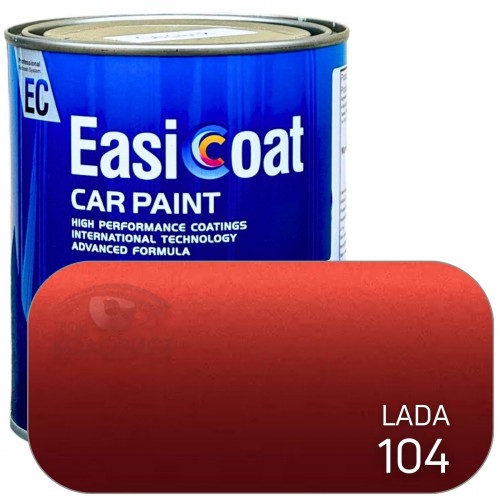 EASICOAT базовая краска LADA 104, 1 л, красный