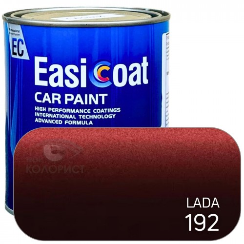 EASICOAT базовая краска LADA 192, 1 л, красный