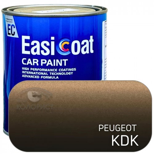 EASICOAT базовая краска PEUGEOT KDK, 1 л, коричневый