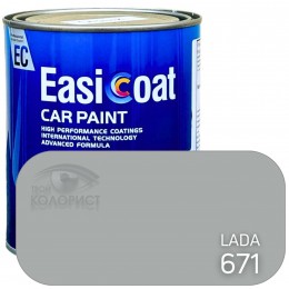EASICOAT акриловая краска LADA 671, 1 л, серый