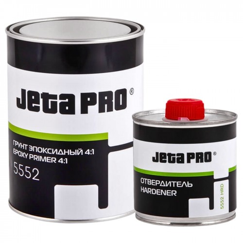 JETA PRO 5552 грунт эпоксидный изолятор 4:1, 0,8 + 0,2 л, серый