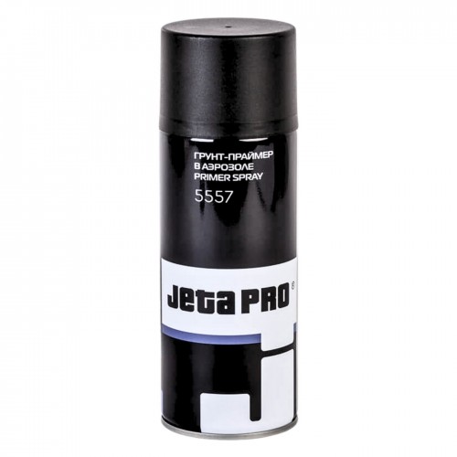 JETA PRO 5557 грунт наполнитель акриловый 1К, 400 мл, аэрозоль, черный