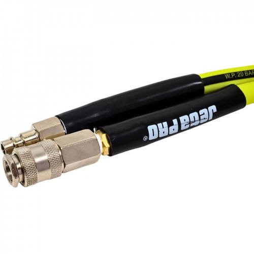 JETA PRO 5888015 гибкий ПВХ шланг с фитингами М1/4, d 9x14,5 мм, длина 15 м, желтый