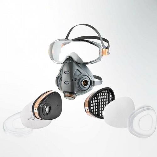 JETA PRO 9500 Air Optics полумаска фильтрующая с интегрированными очками, размер L