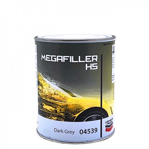 LECHLER MEGAFILLER HS грунт наполнитель акриловый 5:1, 1 л + 0,2 л, темно-серый