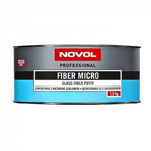 NOVOL FIBER MICRO шпатлевка со стекловолокном, 1 кг