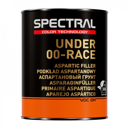 SPECTRAL UNDER-00 RACE P5 грунт аспартановый наполняющий 1:1, 0,7  + 0,7 л, черный