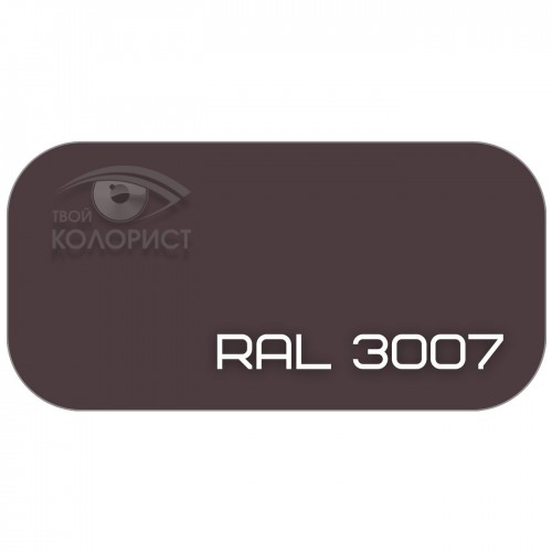 PALINAL 1К синтетическая DTM эмаль по коду RAL 3007, блеск 75%, 1 л