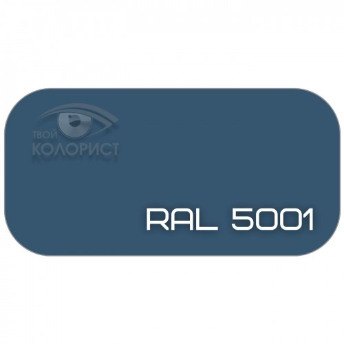 PALINAL 1К синтетическая DTM эмаль по коду RAL 5001, блеск 75%, 1 л