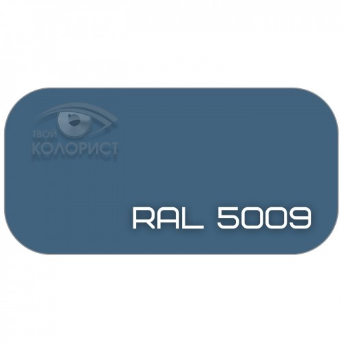 PALINAL 1К синтетическая DTM эмаль по коду RAL 5009, блеск 75%, 1 л