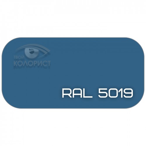 PALINAL 1К синтетическая DTM эмаль по коду RAL 5019, блеск 75%, 1 л