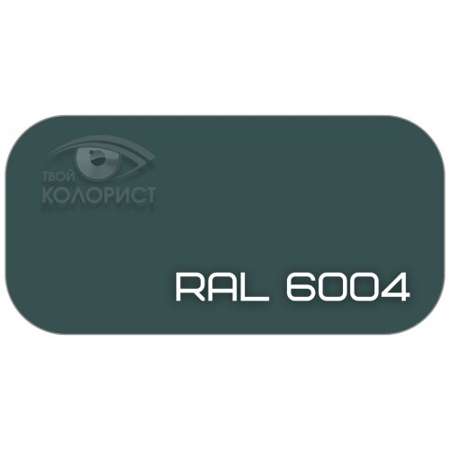 PALINAL 1К синтетическая DTM эмаль по коду RAL 6004, блеск 75%, 1 л