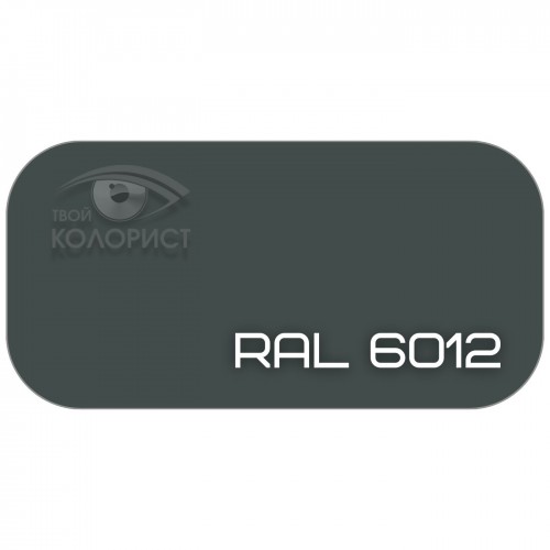 PALINAL 1К синтетическая DTM эмаль по коду RAL 6012, блеск 75%, 1 л