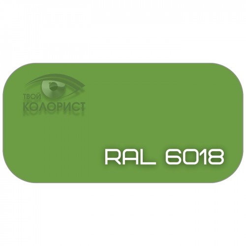 PALINAL 2К акрил-полиуретановая DTM эмаль по коду RAL 6018