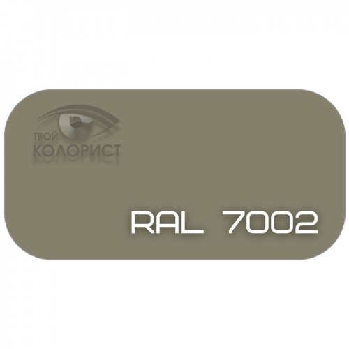 PALINAL 1К синтетическая DTM эмаль по коду RAL 7002, блеск 75%, 1 л