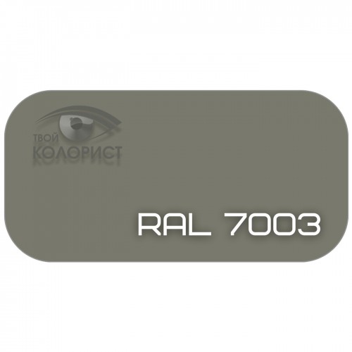 PALINAL 1К синтетическая DTM эмаль по коду RAL 7003, блеск 75%, 1 л