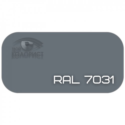 PALINAL 1К синтетическая DTM эмаль по коду RAL 7031, блеск 75%, 1 л