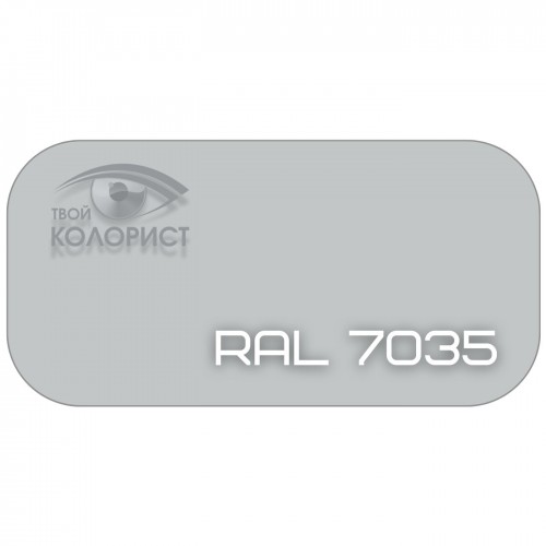 PALINAL 1К синтетическая DTM эмаль по коду RAL 7035, блеск 75%, 1 л